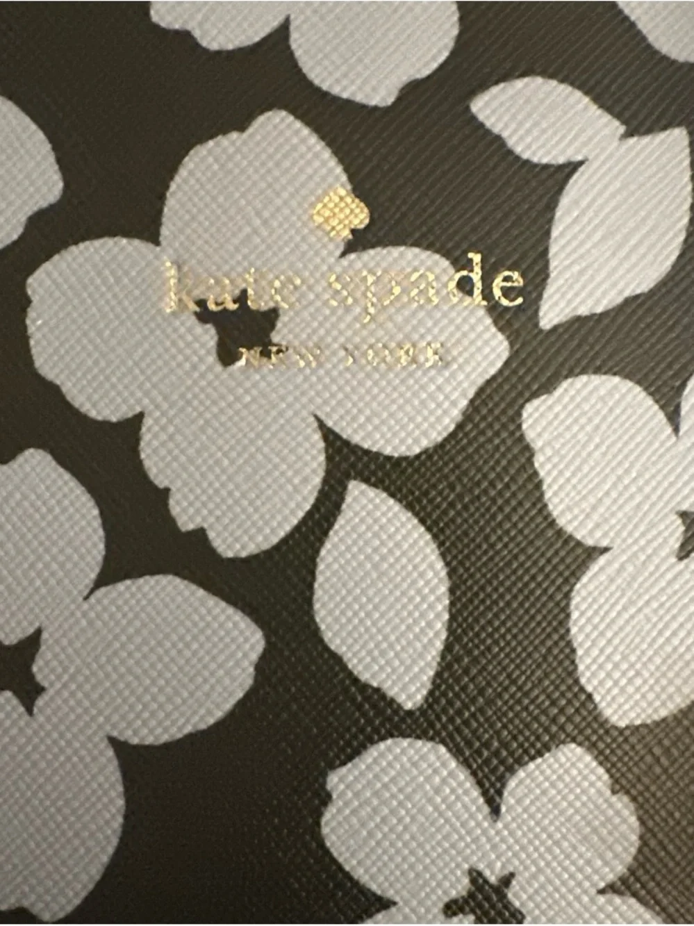 Kate Spade Floral Tote Bag with Bow Bag Charm